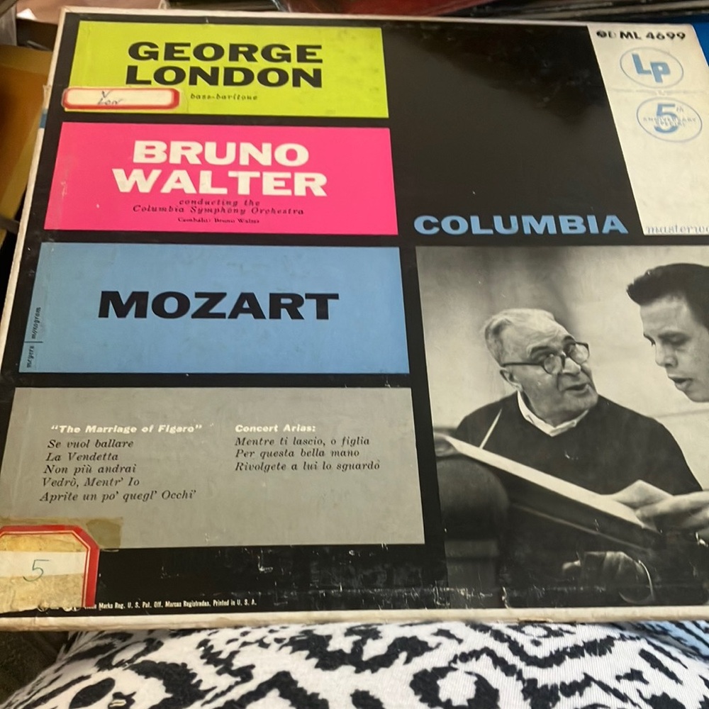 Vintage Mozart Vinyl Record